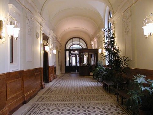 Měšťanská beseda - koridor - interiér
